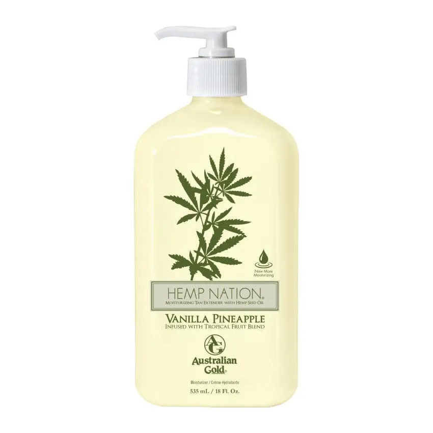 Australian Gold Hemp Nation Moisturizing Tan Extender Vanilla Pineapple