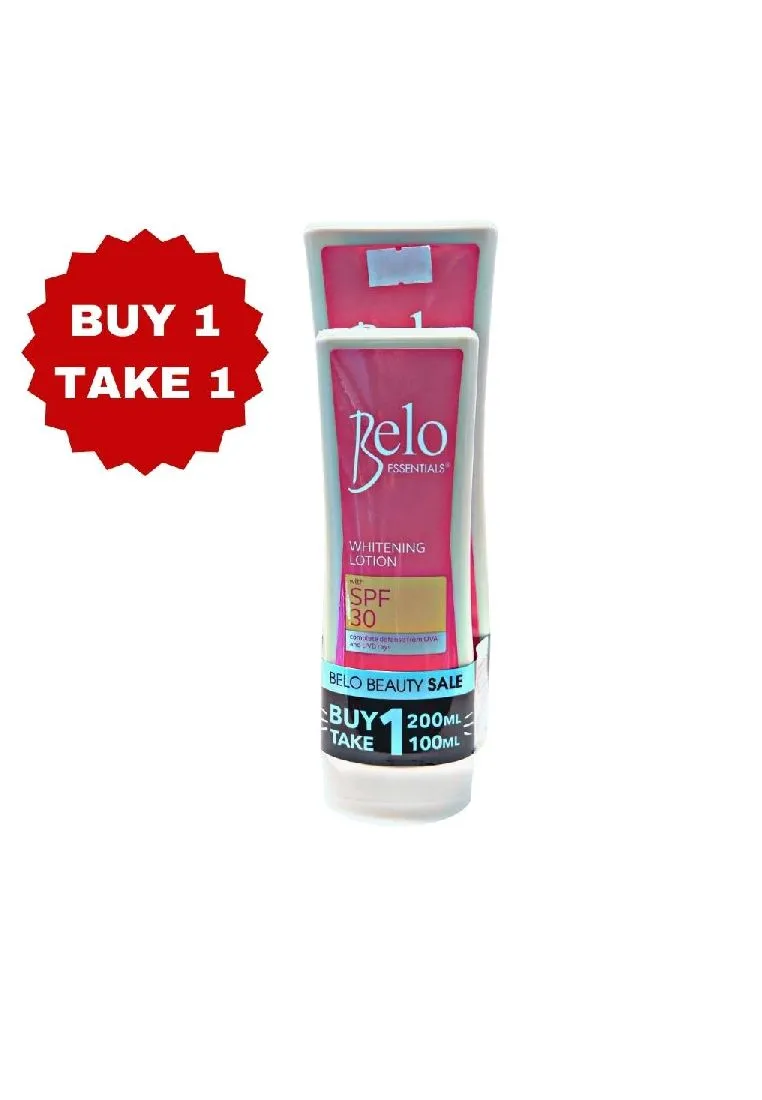 Belo Essentials Pink Lotion SPF 30 200ml Plus Free Pink Lotion 100ml