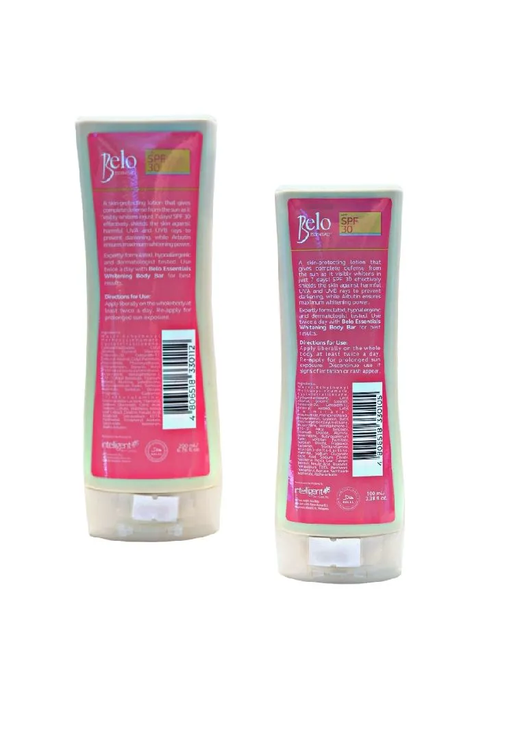 Belo Essentials Pink Lotion SPF 30 200ml Plus Free Pink Lotion 100ml