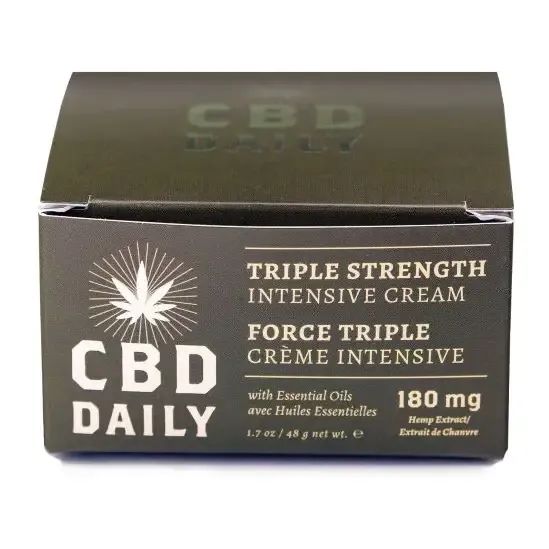 Cbd Daily Intensive Cream Triple Strength 1.7oz