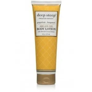 Deep Steep Argan Oil Body Lotion Grapefruit Bergamot 8 oz Liquid