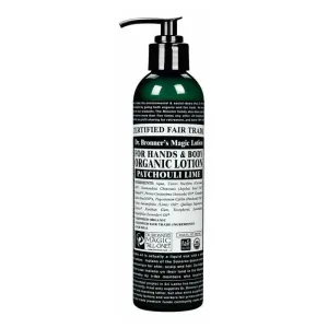 Dr Bronners Hand & Body Lotion Patchouli Lime Pump 237ml