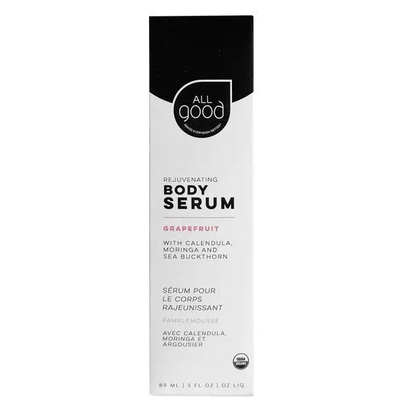 Elemental Herbs All Good Rejuvenating Body Serum Grapefruit 3 oz Liquid