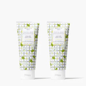 Glacial Mint & Eucalyptus Hand Cream Set of 2
