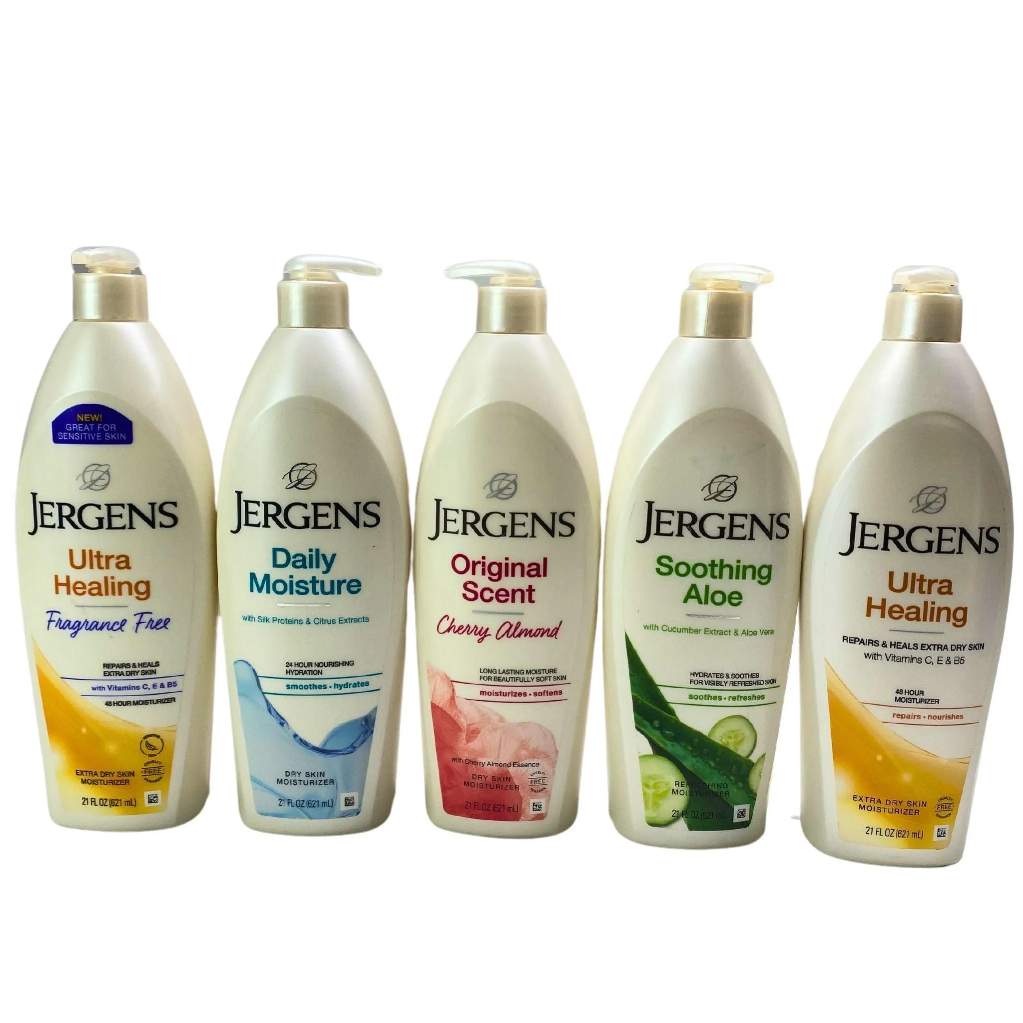 Jergens Assorted Lotion Moisturizer 21fl Oz (30 Pcs Lot)