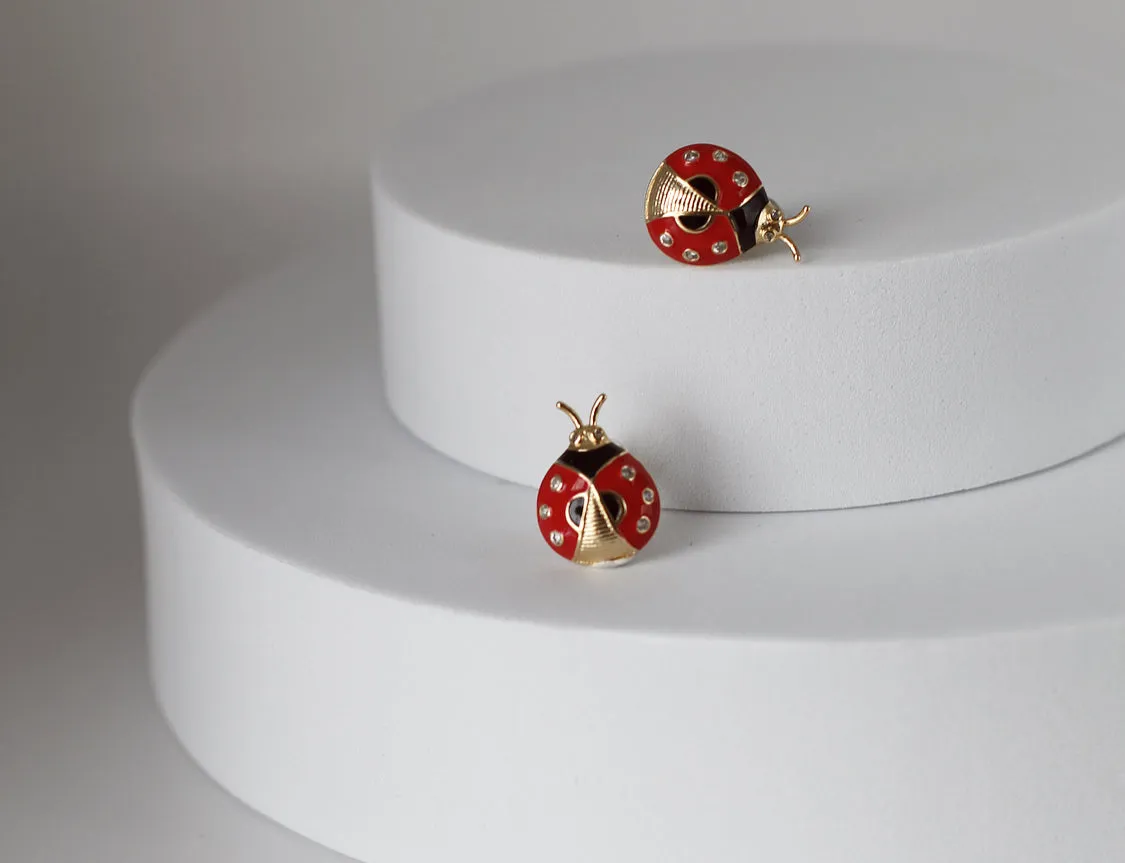 Lady Bug Earrings