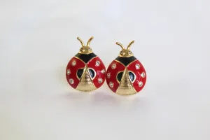 Lady Bug Earrings