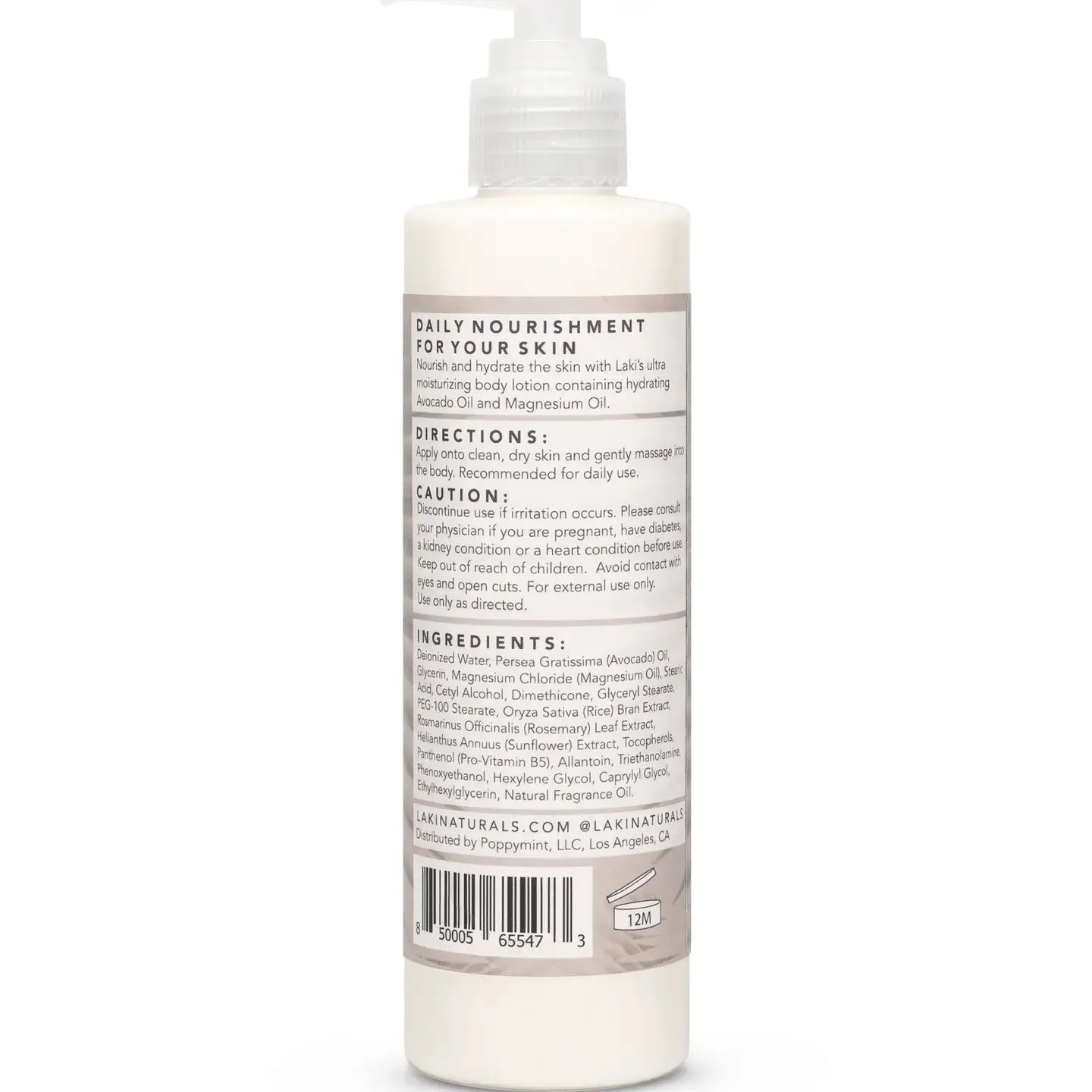 Laki Naturals Magnesium Body Lotion