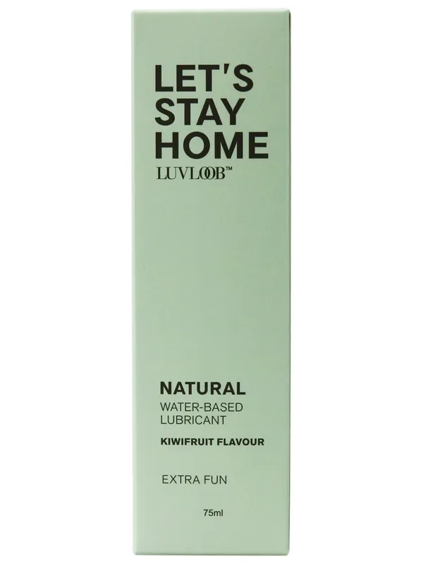 LUVLOOB Natural Water-Based Lubricant (Kiwifruit Flavour) 75ml - Lets Stay Home