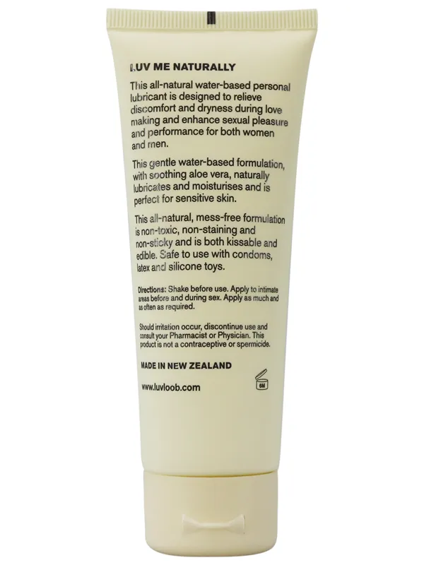 LUVLOOB Natural Water-Based Lubricant (Original Flavour) 75ml - Okay Let's Play