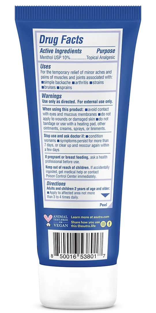 Magnesium Menthol Lotion