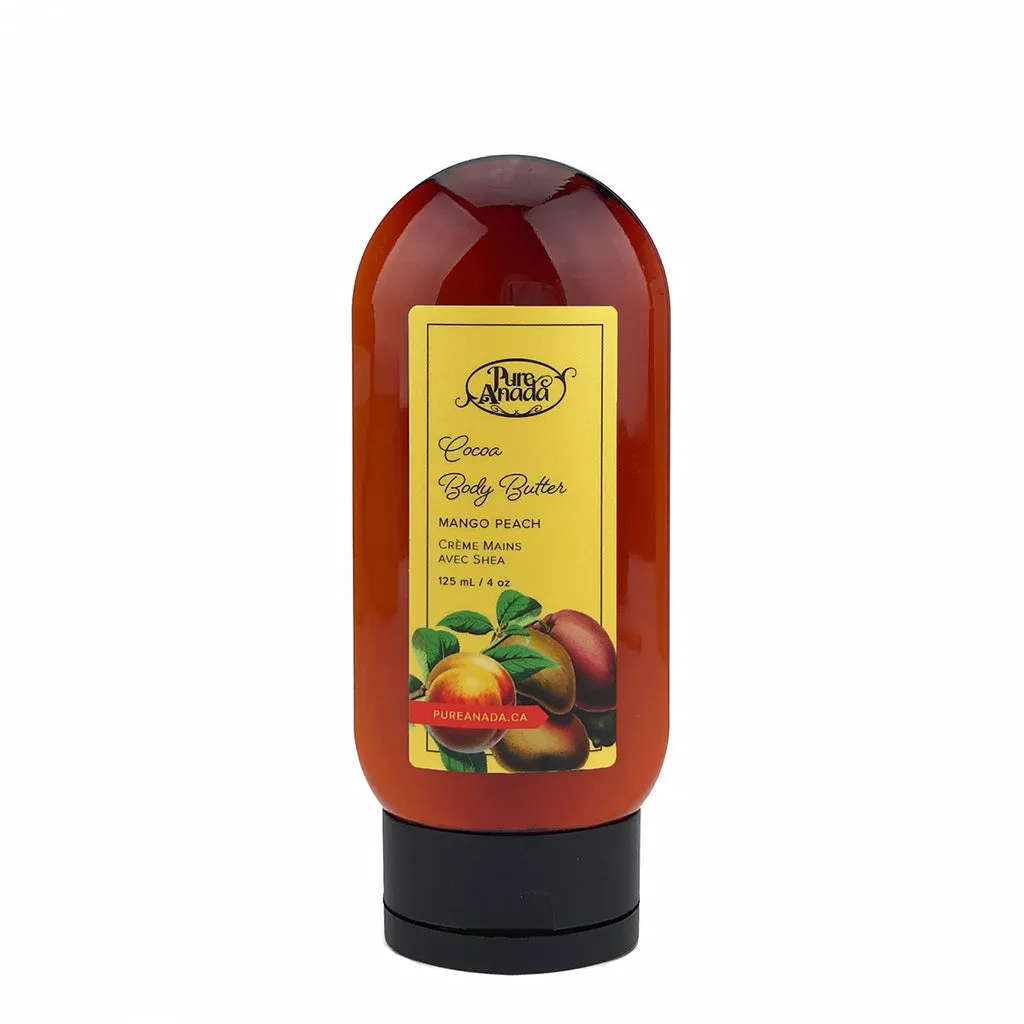 Mango Peach Natural Cocoa Body Butter 125ml - Pure Anada