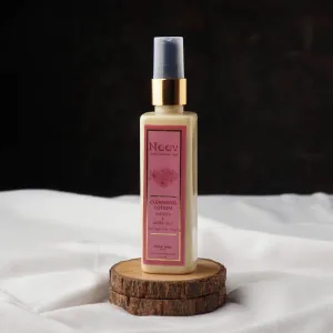 Natural Handmade Cleansing Lotion Saffron and Water Lily With Apple Cider Vinegar
