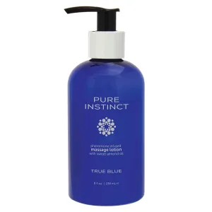 True Blue 8oz Pure Instinct Pheromone-Infused Massage Lotion