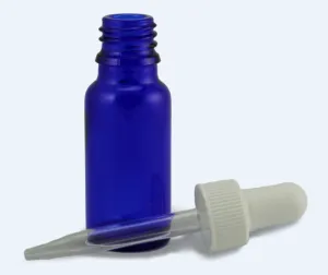 Pure Potent WOW Blue Glass Bottle with Eye Dropper (30ml)