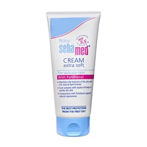 Sebamed Baby Cream Extra Soft 200m|Ph 5.5| Panthenol and Jojoba Oil|Clinically tested| ECARF Approved
