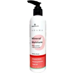 Zion Health Adama Minerals Moisture White Rose 8 oz Lotion